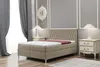 Boxspringbett Schlafzimmerbett ESME 200x200cm in Stoff Produktbild-Vorschau 1