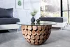 riess-ambiente Table basse artisanale PURE NATURE 70cm teck Voir les images du produit 3