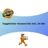 A marketing image with a "Top Seller" badge and a delivery person carrying a package, along with text about same-day shipping. Produktbild-Vorschau