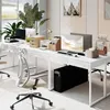 HOMCOM Schreibtisch 100 x 50 cm Computertisch Bürotisch mit Produktbild-Vorschau 2