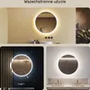 Okrągłe lustro łazienkowe z oświetleniem LED o średnicy Podgląd zdjęcia produktu 2