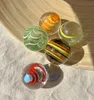 5 Stück XXL Glasmurmeln 35 mm – handgefertigte bunte Riesen Produktbild-Vorschau 3
