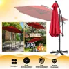 Ombrellone Izrielar 3,5 m rosso Ombrellone da giardino con Anteprima dell’immagine prodotto 9