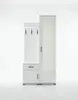 Garderobe ERYK mit Spiegel 40x90x190 cm – Moderne Produktbild-Vorschau 2