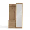 A hallway cabinet with a mirror and coat hooks. Náhled obrázku produktu