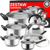 Kochtopfset - 11-Teilig - Edelstahl - Induktionsgeeignet - Produktbild-Vorschau 5