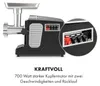 Klarstein Kraftprotz - elektrischer Fleischwolf, Leistung: Produktbild-Vorschau 5