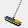 2-in-1 Bodenbürste + Kamm 108cm blau Produktbild-Vorschau 3