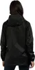 A person wearing a black hooded jacket, shown from the back. Produktbild-Vorschau