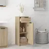 vidaXL Szafka łazienkowa dąb sonoma 32x33,5x90 cm materiał Podgląd zdjęcia produktu 3
