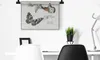 MuchoWow® Wandteppich Wandbehang Schmetterling - Vintage - Produktbild-Vorschau 4