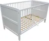 Kinderbett Juniorbett Beistellbett Wiege 140x70cm 4in1 weiß Produktbild-Vorschau 3