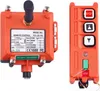 A split image showing two parts of an industrial remote control system. Náhled obrázku produktu