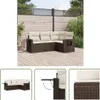 The Living Store 4-tlg. Garten-Sofagarnitur mit Kissen Produktbild-Vorschau 1