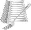 com-four® 12x Kuchengabel aus rostfreiem Edelstahl 430 - Produktbild-Vorschau 1