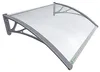 VOUNOT® Vordach für Haustür, 120 x 80 cm Transparentes Produktbild-Vorschau 9
