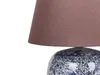 BELIANI Stolní lampa hnědá a modrá porcelánová základna Náhled obrázku produktu 5