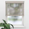 SOLUNA Bambusjalousie grau 90x240 cm 50 mm Lamellenbreite Produktbild-Vorschau 1
