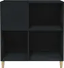 vidaXL Skříň na talíře černá 84,5x38x89 cm odvozený výrobek Náhled obrázku produktu 5