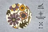 MuchoWow® Mauspad Mousepad Blumen - Bohème - Vintage - Produktbild-Vorschau 2