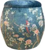 Fine Asianliving Tabouret de rangement en velours avec Voir les images du produit 1