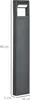 Outsunny Gartenlampe, Wegleuchte, LED Gartenleuchte Produktbild-Vorschau 3