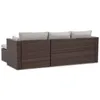 BEAUTYSOFA | SEVILLA Polyrattan Gartenlounge Braun – Produktbild-Vorschau 13