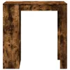 vidaXL Barový stůl s policí Smoked Oak 102x50x103,5 cm Náhled obrázku produktu 4