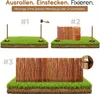 BOOGARDI Beeteinfassung Holz · Rasenkante 30cm hoch x 3m Produktbild-Vorschau 3