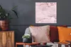 MuchoWow® Poster Marmor - Rosa - Luxus 50x50 cm - Produktbild-Vorschau 2