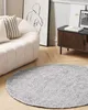 BELIANI Chlupatý koberec světle šedý melanžový polyester Náhled obrázku produktu 2