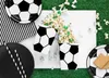 Sacchetti per popcorn calcio 7x7x12,5 cm set di 6 nero Anteprima dell’immagine prodotto 2