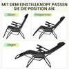 Yaheetech Klappbarer Liegestuhl mit Nackenkissen & Produktbild-Vorschau 6