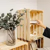 Creative Deco Große Holzkiste mit Regal | Dekorative Produktbild-Vorschau 5