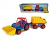 WADER Basics Traktor mit Schaufel und Anhänger, 1Stück Produktbild-Vorschau 7