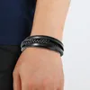 Geflochtenes Lederarmband Herren, Premium Lederarmband für Produktbild-Vorschau 2