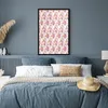 MuchoWow® MuchoWow® Gerahmtes Poster Blumen - Rosa - Farben Produktbild-Vorschau 4