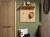 Camerano - Armoire 1 Porte, Chêne Marron Nœuds, 2 Étagères Voir les images du produit 7