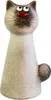 Zaunhocker Katze aus Keramik Dekofigur Gartenfigur Produktbild-Vorschau 1