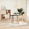 Tischplatte Dunkelbraun 80x40x2 cm Massivholz Eiche Oval Produktbild-Vorschau 3