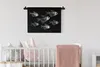 MuchoWow® Wandteppich Wandbehang Salmler auf schwarzem Produktbild-Vorschau 2