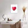 Poster - Poster ohne Rahmen - Rot Herz Aquarell - 40x50 cm Produktbild-Vorschau 5