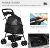 PawHut Poussette buggy pliable chien chat panier rangement Voir les images du produit 3