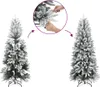 vidaXL Sapin de Noël artificiel enneigé 180 cm PVC&PE Voir les images du produit 6