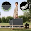 BigDean Sonnenliege klappbar mit Kopfkissen extra hoch Produktbild-Vorschau 7