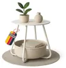 Couchtisch KOSI Weiß aus Metall Ø 45 x 45 cm mit Produktbild-Vorschau 1