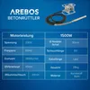 AREBOS Betonrüttler – 1500 W, Elektrisch, Dauerbetrieb, 6 m Produktbild-Vorschau 4