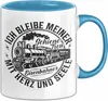 Eisenbahner Tasse Geschenk Ich Bleibe Meiner Schiene Treu Produktbild-Vorschau 1