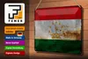 Blechschild Flagge Tadschikistan 30x20cm Tajikistan Rost Produktbild-Vorschau 3