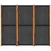 vidaXL 3-tlg. Raumteiler Schwarz 210x180 cm Produktbild-Vorschau 13